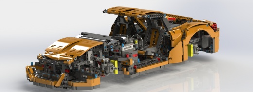 42056保时捷911立体拼装缩略图